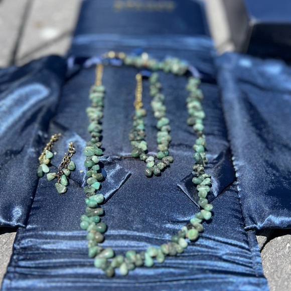 NWT Stauer 3 Piece Caymen Emerald Jewelry Set - Picture 10 of 10